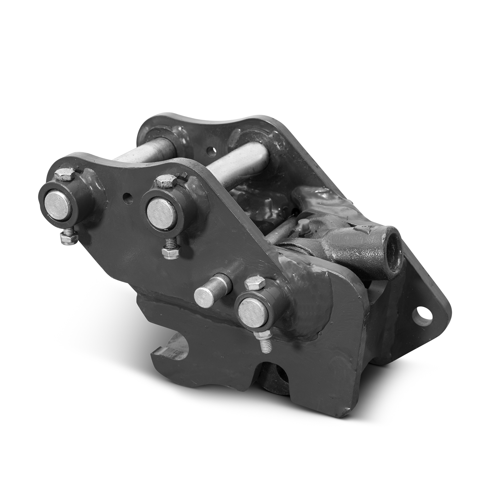 Semi-automatic quick coupler